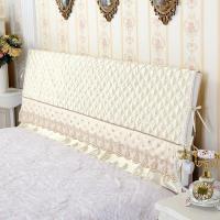 床头罩床头套布艺1.2M/1.5M/1.8M/2.0M夹棉加厚可拆洗防尘罩 米色 1.2米