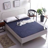 可机洗床垫床护垫榻榻米防滑保护垫薄褥子四季垫单双人学生宿舍 防滑升级款[气质蓝] 90*200cm床