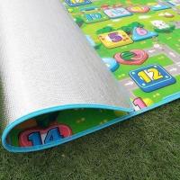 夏季折叠打地铺神器睡垫床垫午睡铺地上地板睡觉垫子泡沫地垫家用 厚度0.5cm单面图案 长1.8米x宽1.2米