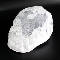 夏季新款白色彩色亮片鸭舌帽2018女士潮遮阳帽宇莹帽子贝雷帽韩版 白色8311 可调节55-58头围