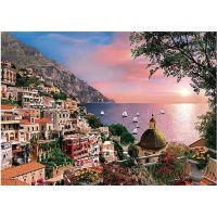 威尼斯油画拼图1000片分区提示风景成人解闷儿童益智玩具男女生 001阿玛菲海岸