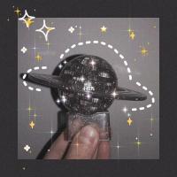 拼装水晶积木星球宇宙塑料3D立体拼图DIY成人手工摆件生日礼物 灰色星球水晶积木[需自己组装]