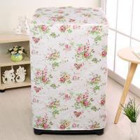 洗衣机罩防水防晒洗衣机套洗衣机防尘罩全自动滚筒波轮洗衣机罩 peve复合(防水)三朵花 A款全自动(上开盖)七公斤以下