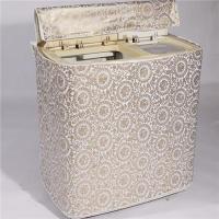 长虹先科双缸双桶洗衣机罩威力半自动通用防水防晒欧品志高加厚套 金碧辉煌 小号:72*45*85厘米