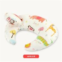 喂奶神器宝宝哺乳枕头喂奶枕护腰新生儿多功能防吐奶婴儿哺乳枕 动物乐园（配：头枕+肩带）
