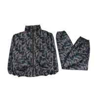 男女分体连帽防尘服工地工作服耐脏养猪岩棉汽修喷漆劳保服防护 星星版不连帽 单件裤子随机颜色联系客服报尺码