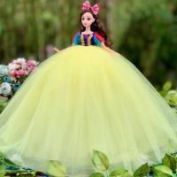 婚纱芭比娃娃迪士尼公主白雪公主女孩玩具生日礼物 白雪公主