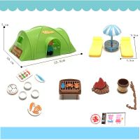 儿童小猪玩具小纵队钓鱼佩奇过家家露营配件套装幼儿园礼物男女孩 15件钓鱼套装+送防水纹身贴纸