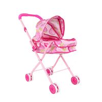 儿童玩具男女孩带推车娃娃洋浅仔芭比娃娃女童仿真婴儿宝宝小手推 单独草莓车