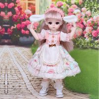 36厘米芭比洋娃娃换装套装大号公主关节可动小女孩可爱玩具生日礼 36CM娃娃[关节可动]一号