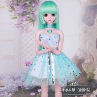 60厘米叶罗丽芭比娃娃衣服现代校服婚纱公主裙3分夜萝莉仙子睡衣 冰冰