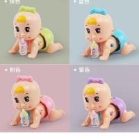 电动爬娃音乐益智爬行娃娃0-1-2岁宝宝婴幼儿学爬玩具6-12月玩具 小号爬娃随机(无配件)