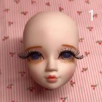 可儿娃娃改妆芭比娃娃画眼娃娃改妆成品娃头萌头个性人形玩偶 1 小光头