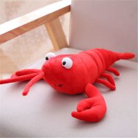 仿真小龙虾公仔毛绒玩具皮皮虾大号龙虾睡觉抱枕创意女生节日礼物 龙虾抱枕 35厘米(小号)