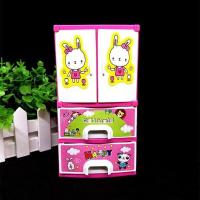 芭比娃娃梦幻衣橱衣柜收纳贵洋娃娃配件配饰女孩最爱过家家玩具 小兔收纳柜+送鞋子