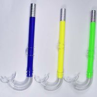 浮潜水呼吸管侧面全湿式游泳镜面镜配件水下换气吸器装备成人儿童 均码随机色 侧面呼吸管