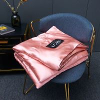 维科夏凉被三件套空调被四件套冰丝薄被子真丝夏季学生宿舍可水洗 粉玉-可机洗 100x150cm 儿童被