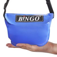 海边防水腰包防雨防沙腰包男女通用户外必备 漂流水上乐园防护包 小号蓝色