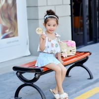 儿童泳衣女童连体比基尼游泳衣2021新款可爱宝宝小中大女童泳装 颜色随机发款 S[15-25斤]