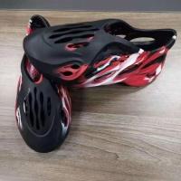 椰子洞洞鞋迷彩男士凉鞋女夏时尚外穿2021新款沙滩鞋情侣鞋夏外出 迷彩黑 39/40