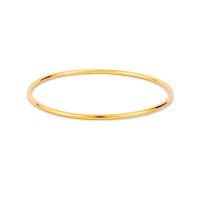 买手镯送戒指镀金手镯不褪色沙金手镯手链越南金光面欧币金女手镯 单个光面细手环