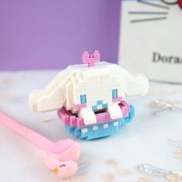 玉桂狗小颗粒微型拼装积木儿童拼图兼容乐高益智玩具成年立体摆件 超萌玉桂狗 HC2100