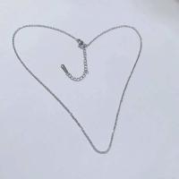 钛钢不掉色库洛米小恶魔项链女潮酷辣妹反光珍珠锁骨链嘻哈颈链 银色百搭链[钛钢洗澡不用摘