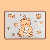 卡通可爱小熊行李箱大整张防水日韩ins旅行箱拉杆箱柜子装饰贴画 A4小熊(适合笔记本)