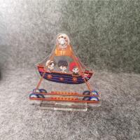 TFBOYS易烊千玺王俊凯王源海盗船摆件摩天轮立牌摇摇系动漫周边 TFBOYS组合 海盗船高10厘米