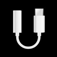 华为nova5pro小米8黑鲨2耳机转接线typec通话语音荣耀20s转换器线 象牙白 1条装