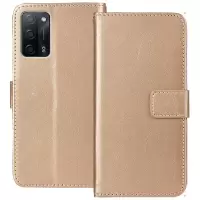 OPPO A55手机壳PEMM00翻盖皮套保护套全包软壳商务男防摔超薄简约 香槟金钱包款皮套 OPPO A55