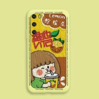 华为p40手机壳p30pro保护套p20液态硅胶40pro+外壳全包防摔肥宅水 柠檬黄-油画柠檬茶 华为p40