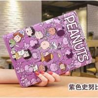 2018新款苹果Air2可爱卡通平板ipad保护套9.7防摔mini5全包6迷你4 紫色史迪仔 ipadpro
