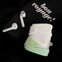 AJ鞋子airpods保护套airpods2硅胶苹果airpodspro无线蓝牙耳机3代 夜光鞋子+铁扣 AirPods