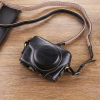 索尼RX100m7相机包M5a皮套黑卡6/RX100M2 RX100M3/M4/M5复古保护 黑色 索尼Rx100 全系