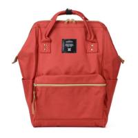 双肩包日本乐天学生旅行离家出走背包书包大容量时尚潮流包电脑包 橘红色 大号