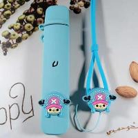 lvluo绿萝二代硅胶套保护套2代防刮防尘皮套挂绳防摔项链保护壳 [+尼龙挂绳] 绿萝浅蓝色乔巴硅胶套