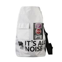 时尚双肩包男士大容量牛津布女高街旅行包休闲篮球包学生书包电脑 DA666浅灰色