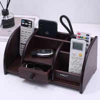 创意欧式客厅茶几木质办公文具多功能桌面整理架抽屉遥控器收纳盒