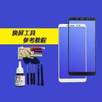 华为荣耀7x 7c 6x 4c手机外屏畅玩7a 8c 8x 9i屏幕触摸玻璃原装总 荣耀10青春版外屏[黑/白]+工具