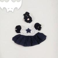 50cm 星黛露 配件 手工裙子头花鞋子 牛仔裙两件套