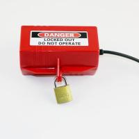 海斯泰格插头锁盒停工锁具家用电器电视机插头两脚小插头锁D66214 红色(送金属锁)