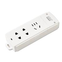 配电箱无线排插 新国标家用布线箱插板 弱电箱光纤插座电源接线板 白色