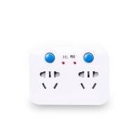 无线两脚插头转换器插座家用独立开关二项一转二脚转三孔转换插排 两脚插头转换器白色(1个) 1个