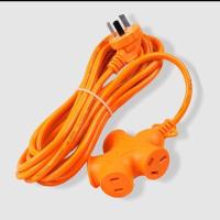 防摔防爆电动车充电延长线排插座无线2-40米防压加长地拖家用成品 2米线 10孔1000W