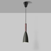 北欧简约餐厅吊灯三头餐吊吧台咖啡厅奶茶店理发店卧室床头小吊灯 酒瓶-单头-灰/三色变光 乐希官方正品l质保5年l赠12W