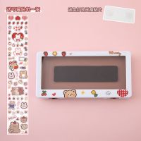 防水蓝牙音箱浴室音响洗澡追剧神器小型低音炮大音量带手机支架盒 大白色 防水手机神器【送贴纸】