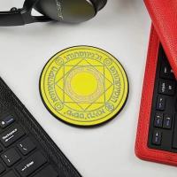 魔法阵手机无线充电器苹果通用适用于8X12XR11华为小米快充贴片 黄色 无线充电器(标准款10瓦)