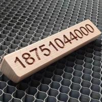 实木临时停车牌汽车个性创意停车号码牌挪车电话牌车用双号码牌 [单面雕刻]榉木13厘米纯号码