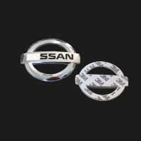 尼桑新老款骐达颐达全套车标 TIIDA前中网标后尾箱英文字母标标志 05-07年骐达/颐达 后圆标